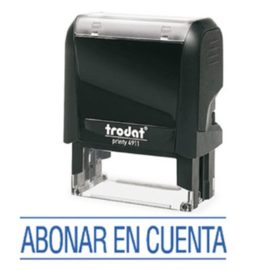 FORMULA COMERCIAL F-7 ABONAR EN CUENTA