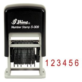 sello numerador s 309