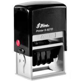 Sello de caucho fechador S-827D TEXTO 50X30