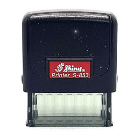 Sello Shiny s853 Rectangular 47x17 mm (5 líneas)