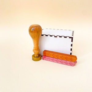 Sello de lacre con caja decorativa