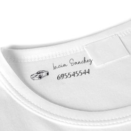 Sello personalizado textil infantil