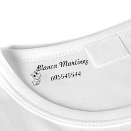 Sello personalizado textil infantil