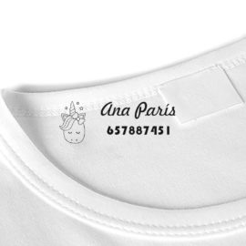 Sello personalizado textil infantil